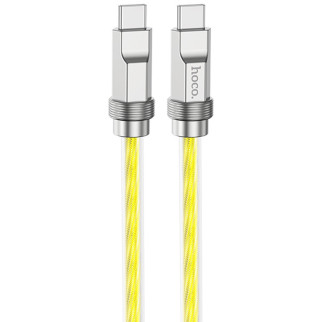 Дата кабель Hoco U113 Solid 100W Type-C to Type-C (1m) Gold - Інтернет-магазин спільних покупок ToGether
