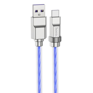 Дата кабель Hoco U113 Solid 100W USB to Type-C (1m) Blue - Інтернет-магазин спільних покупок ToGether