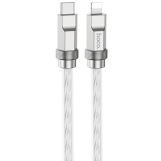 Дата кабель Hoco U113 Solid 20W Type-C to Lightning (1m) Silver - Інтернет-магазин спільних покупок ToGether