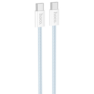 Дата кабель Hoco X104 Source 60W Type-C to Type-C (1m) Blue - Інтернет-магазин спільних покупок ToGether