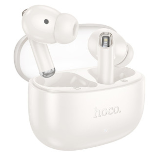 Бездротові TWS навушники Hoco EQ12 Rima Milky White - Інтернет-магазин спільних покупок ToGether