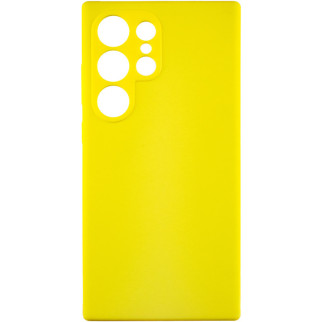 Чохол Silicone Cover Lakshmi Full Camera (AAA) для Samsung Galaxy S24 Ultra Жовтий / Yellow - Інтернет-магазин спільних покупок ToGether