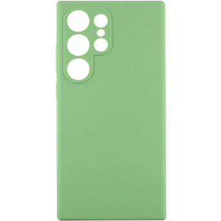 Чохол Silicone Cover Lakshmi Full Camera (AAA) для Samsung Galaxy S24 Ultra М'ятний / Mint - Інтернет-магазин спільних покупок ToGether