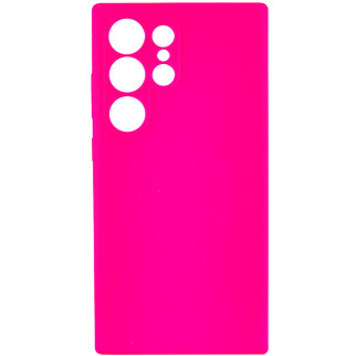 Чохол Silicone Cover Lakshmi Full Camera (AAA) для Samsung Galaxy S24 Ultra Рожевий / Barbie pink - Інтернет-магазин спільних покупок ToGether