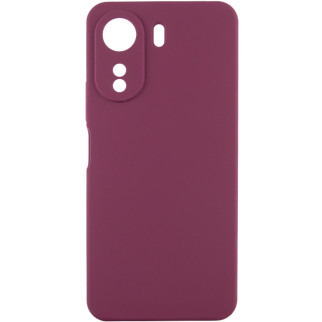 Чохол Silicone Cover Lakshmi Full Camera (AAA) для Xiaomi Redmi 13C / Poco C65 Бордовий / Plum - Інтернет-магазин спільних покупок ToGether