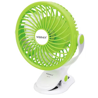 Портативний вентилятор Rechargeable mini fan WD-225C 1200mAh Green / White - Інтернет-магазин спільних покупок ToGether