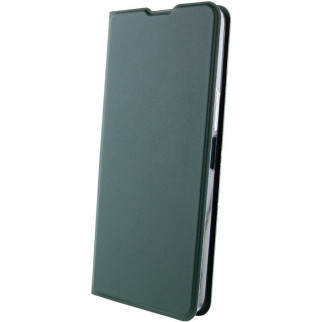 Шкіряний чохол книжка GETMAN Elegant (PU) для Xiaomi Redmi 13C / Poco C65 Зелений - Інтернет-магазин спільних покупок ToGether
