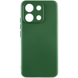 Чохол Silicone Cover Lakshmi Full Camera (A) для Xiaomi Redmi Note 13 4G Зелений / Dark green - Інтернет-магазин спільних покупок ToGether