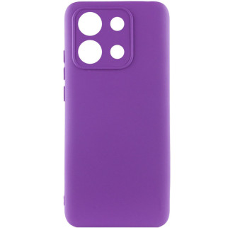 Чохол Silicone Cover Lakshmi Full Camera (A) для Xiaomi Poco X6 Pro Фіолетовий / Purple - Інтернет-магазин спільних покупок ToGether