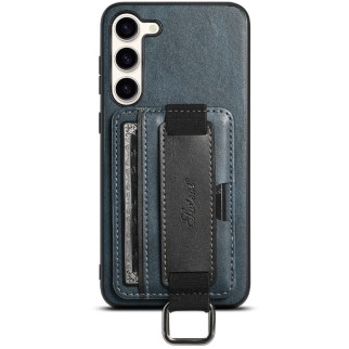 Шкіряний чохол Wallet case and straps для Samsung Galaxy A34 5G Синій / Blue - Інтернет-магазин спільних покупок ToGether