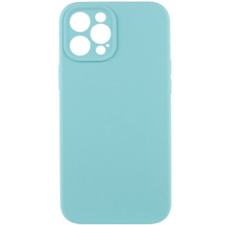 Чохол Silicone Case Full Camera Protective (AA) NO LOGO для Apple iPhone 12 Pro (6.1") Бірюзовий / Marine Green - Інтернет-магазин спільних покупок ToGether