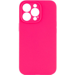 Чохол Silicone Case Full Camera Protective (AA) NO LOGO для Apple iPhone 13 Pro Max (6.7") Рожевий / Barbie pink - Інтернет-магазин спільних покупок ToGether