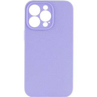 Чохол Silicone Case Full Camera Protective (AA) NO LOGO для Apple iPhone 14 Pro (6.1") Бузковий / Dasheen - Інтернет-магазин спільних покупок ToGether