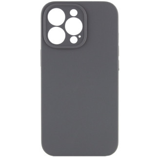 Чохол Silicone Case Full Camera Protective (AA) NO LOGO для Apple iPhone 15 Pro (6.1") Сірий / Dark Gray - Інтернет-магазин спільних покупок ToGether