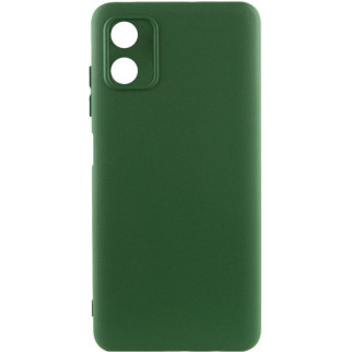 Чохол Silicone Cover Lakshmi Full Camera (A) для Motorola Moto G04 Зелений / Dark green - Інтернет-магазин спільних покупок ToGether