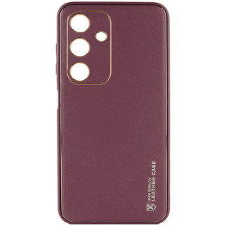 Шкіряний чохол Xshield для Samsung Galaxy A25 5G Бордовий / Plum Red - Інтернет-магазин спільних покупок ToGether
