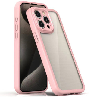 TPU чохол Transparent + Colour 1,5mm для Apple iPhone 13 Pro Max (6.7") Pink - Інтернет-магазин спільних покупок ToGether