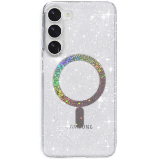 Чохол TPU Eclipse Sparkle (MagFit) для Samsung Galaxy S24 Clear - Інтернет-магазин спільних покупок ToGether