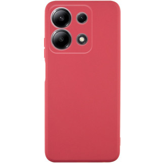 Силіконовий чохол Candy Full Camera для Xiaomi Redmi Note 13 4G Червоний / Camellia - Інтернет-магазин спільних покупок ToGether