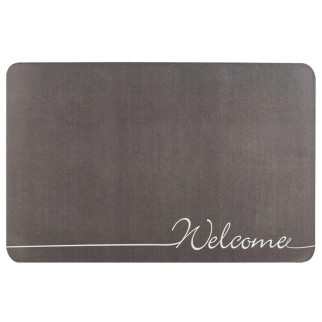 Вологопоглинаючий килимок сірий "Welcome" 38*58CM*3MM (D) SW-00001559 - Інтернет-магазин спільних покупок ToGether