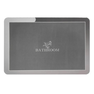Вологопоглинаючий килимок сірий "Bathroom" 38*58CM*3MM (D) SW-00001563 - Інтернет-магазин спільних покупок ToGether