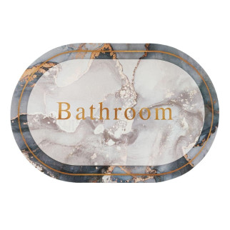 Вологопоглинаючий килимок мармур "Bathroom" 38*58CM*3MM (D) SW-00001569 - Інтернет-магазин спільних покупок ToGether