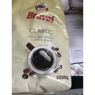 Міцна смачна кава робуста в зернах Bravos Classic 1 кг Бравос Угорщина Оригінал - Інтернет-магазин спільних покупок ToGether