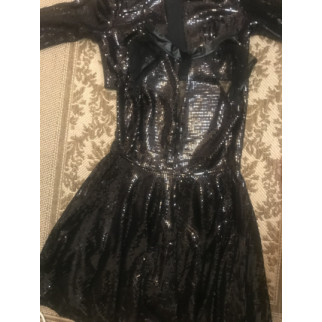 Вечірнє плаття-чошу паєтка з болеро 42-44 чорне - Інтернет-магазин спільних покупок ToGether