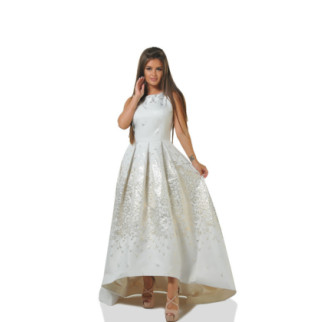 Платье женское айвори вечернее ENIGMA MKENG 2255- БУ - Інтернет-магазин спільних покупок ToGether
