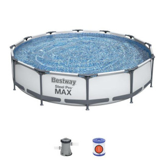 Круглий каркасний басейн Bestway 56416 Steel Pro Max 366х76см - Інтернет-магазин спільних покупок ToGether