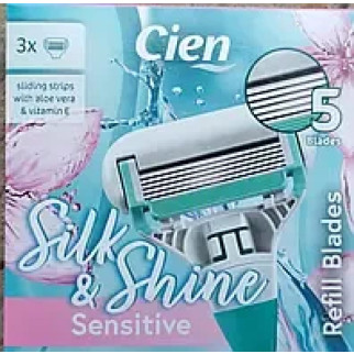 Запаски для жіночого верстата Cien silk&shine на 5 лез 3 шт/уп - Інтернет-магазин спільних покупок ToGether