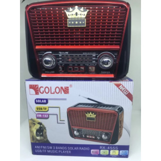GOLON RX-455S Сонячне червоне радіо - Інтернет-магазин спільних покупок ToGether