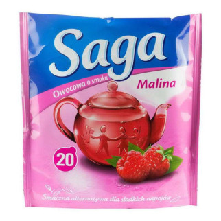 Пакетований Фруктовий чай Saga малина 20 пакетиків, Польща - Інтернет-магазин спільних покупок ToGether