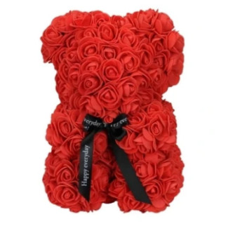 Ведмедик з троянд 20 см подарунок коханій людині - Інтернет-магазин спільних покупок ToGether