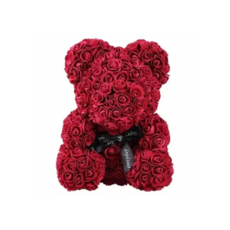 Ведмедик з троянд 40 см подарунок коханій людині - Інтернет-магазин спільних покупок ToGether