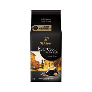Кава темного обсмажування суміш 80% арабіка та 20% робуста в зернах Tchibo Espresso Sicilia Style 1 кг Оригінал - Інтернет-магазин спільних покупок ToGether