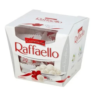 Піддарувальні цукерки Raffaello в коробці Рафаелло (Ферреро) 150 гр - Інтернет-магазин спільних покупок ToGether
