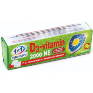 Вітамін д3 жувальні таблетки D3-vitamin 2000 NE Д3-1х1, біодобавка - Інтернет-магазин спільних покупок ToGether