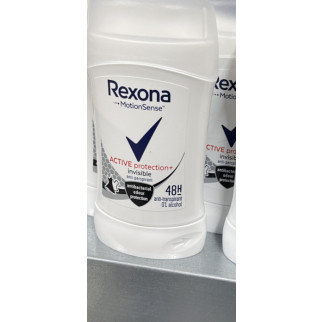 Антиперспірант-стик 48ч Rexona Active Protection+Invisible, твердий антибактеріальний дезодорант для пахв - Інтернет-магазин спільних покупок ToGether