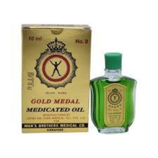 Бальзам проти застуди, головного болю Gold medal Medidated oil лікувальна олія Сінгапур Оригінал 10 мл - Інтернет-магазин спільних покупок ToGether