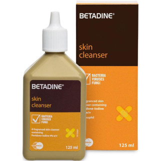 Засіб бетадин у разі вульгарних вугрів на обличчі та шиї Betadine Skin Cleanser — 125 мл - Інтернет-магазин спільних покупок ToGether