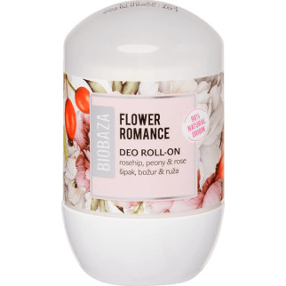 Натуральний квітковий Дезодорант рол із пантенолом Biobaza Flower Romance Дезодорант для жінок - Інтернет-магазин спільних покупок ToGether