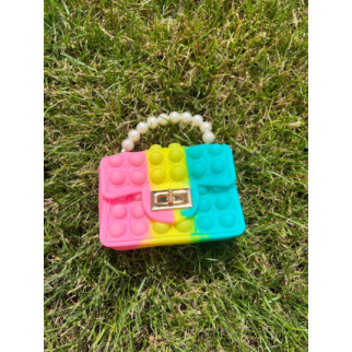 Дитяча силіконова сумочка з перлинками та поп-ітом - Інтернет-магазин спільних покупок ToGether