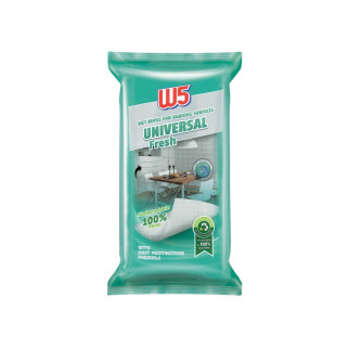 Антибактеріальні вологі серветки прибирання W5 wet wipes universal fresh для дому та вулиці - Інтернет-магазин спільних покупок ToGether