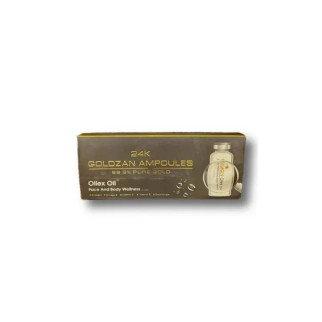 Goldzan 24k — ампульна сироватка колаген для обличчя із золотом Oilex Oil Єгипетська 5 ампул - Інтернет-магазин спільних покупок ToGether