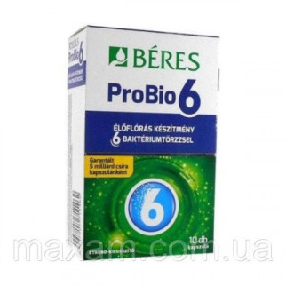 Береш ПроБіо-6- відновлення балансу мікрофлори кишечника 10 капсул Beres - Інтернет-магазин спільних покупок ToGether