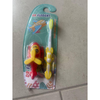 Дитяча зубна щітка м'яка для хлопчиків із іграшкою вертоліт, для дітей від 3 років - Інтернет-магазин спільних покупок ToGether