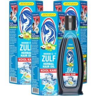 Натуральна трав'яна олія для зміцнення волосся LooLoo Roshan-e-Zulf Hair Oil 120 мл - Інтернет-магазин спільних покупок ToGether