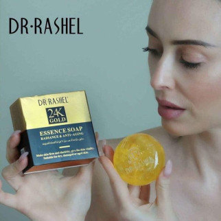 Розкішне мило з 24-каратного золота Dr.Rashel 24K Gold Essence Soap Radiance & Anti-Aging - Інтернет-магазин спільних покупок ToGether