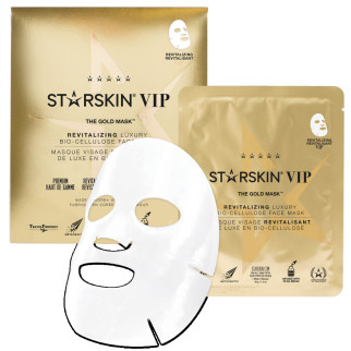 Тканинна живильна маска для обличчя  Starskin Gold Mask - Інтернет-магазин спільних покупок ToGether